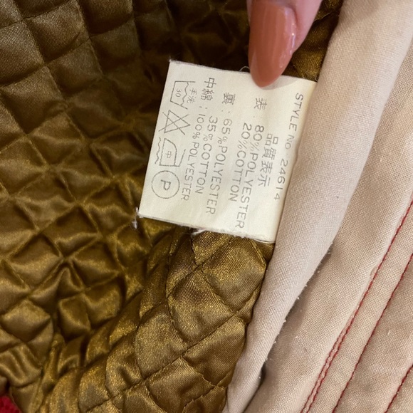 Rare Vintage Gaoma Outdoor Lightweight Red Jacket with Crest Size XL - Picture 8 of 9